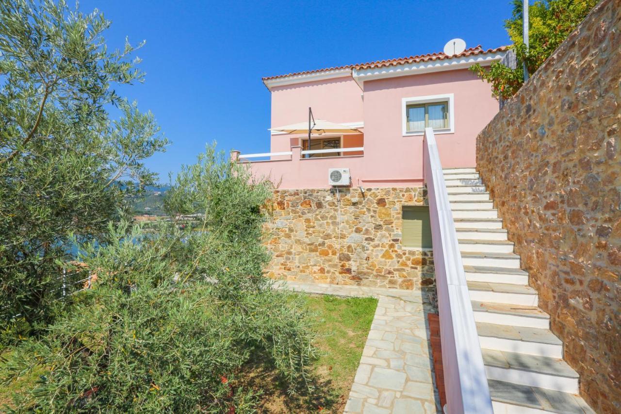 Skiathos Seaview Villa With Pool Punta Exteriör bild